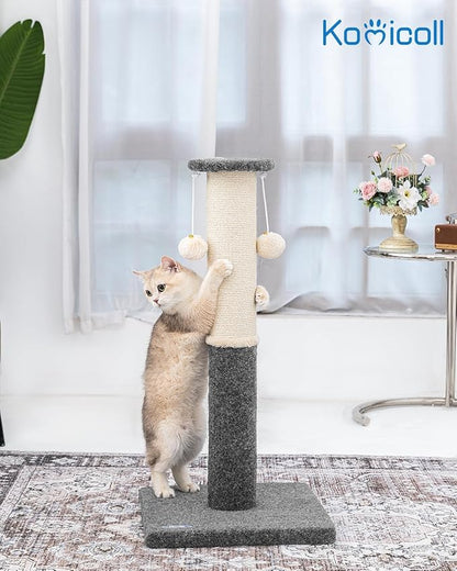 34-Inch Tall Cat Scratching Post, Komicoll Large Scratch Post, Sisal Cat - Image 4