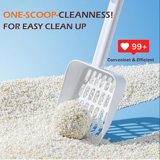 Cat Pooper Scooper, 2 in 1 Cat Litter Scoop - Image 6