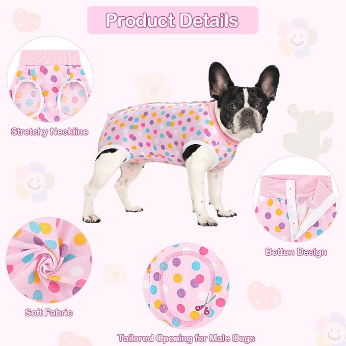 Coppthinktu Recovery Suit for Dogs After Surgery, Dog Onesie Surgery Recovery - Image 3