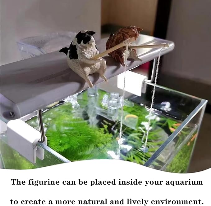 3 PCS Cute Fish Tank Figurines - Image 4
