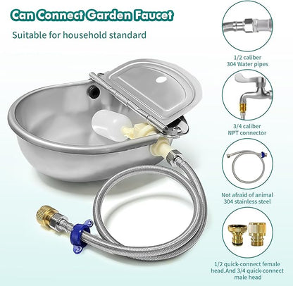 Automatic Water Dispenser for Dogs, Animal Drinking Water Bowl - Image 2