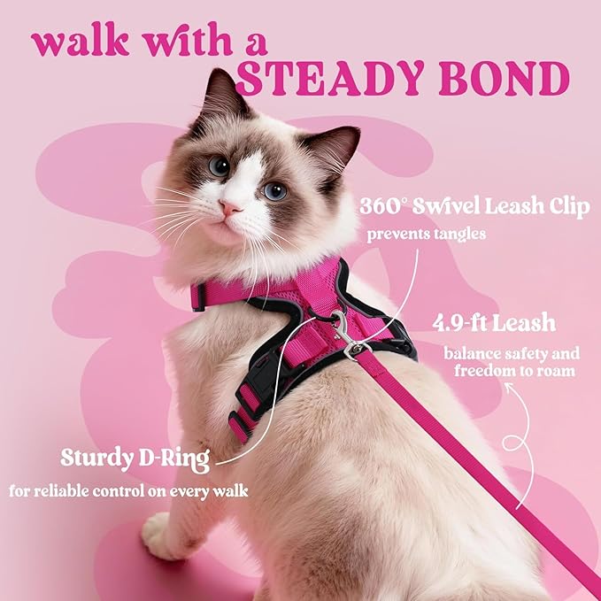 rabbitgoo Cat Harness and Leash Set, Escape Proof Vest Harness - Image 5