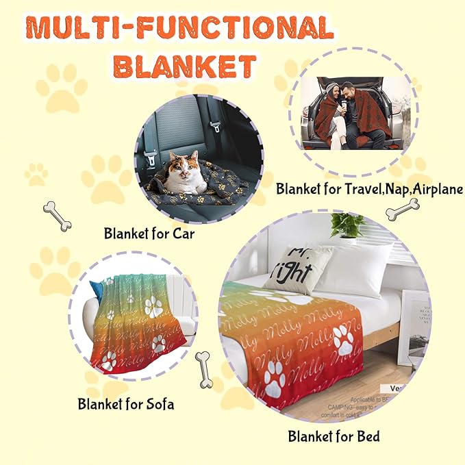 M YESCUSTOM Customized Dog Blanket - Image 6