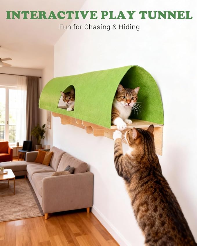 Cat Wall Shelves, 18 in 1 Cat Wall Furniture - Image 3