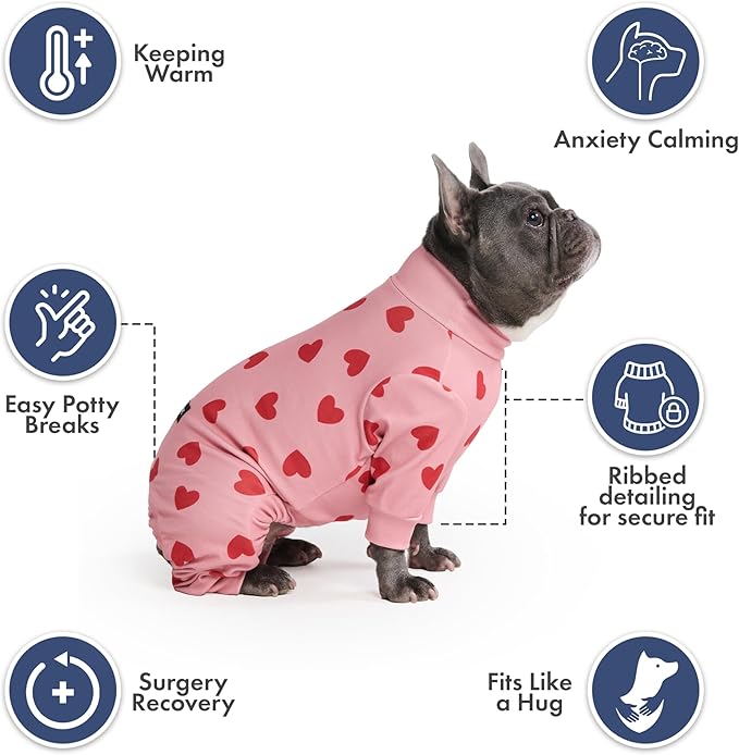 Spark Paws Dog Pajama, Dog Recovery Suit Male, Ultra-Soft and 4-Way Stretch - Image 4