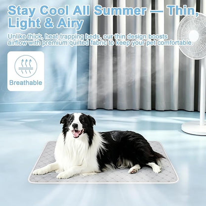 Cooling Mat for Dogs, Q-Max>0.5 Thin Breathable Dog Cooling Mat Blanket for Dogs - Image 2