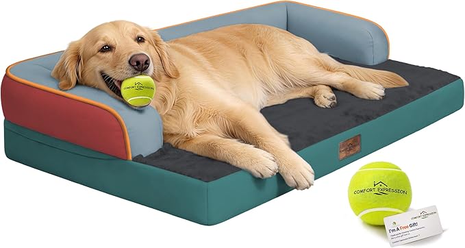 Comfort Expression Memory Foam Dog Bed Large Sized Dogs by ComfortExpression