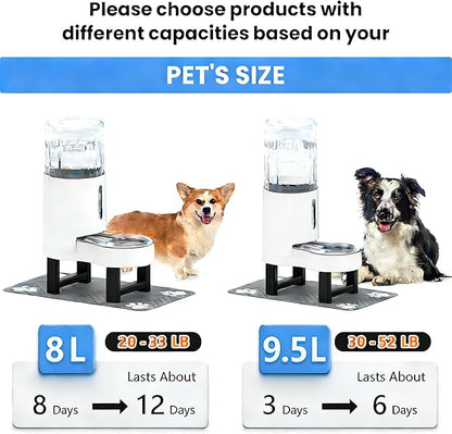 CZPET Elevated Dog Water Bowl Dispenser 8L - Image 7