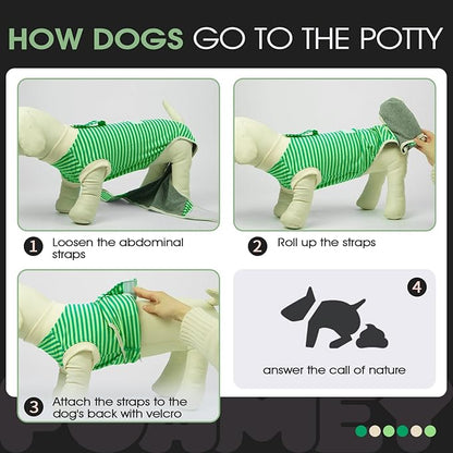 FUAMEY Dog Recovery Suit Male, Dogs Surgery Neuter Suits Puppy Spay Shirts - Image 5