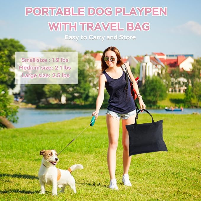 Portable Pet Cat Playpen, Cat Cages Indoor Collapsible Dog Crates Tent Kennel - Image 8