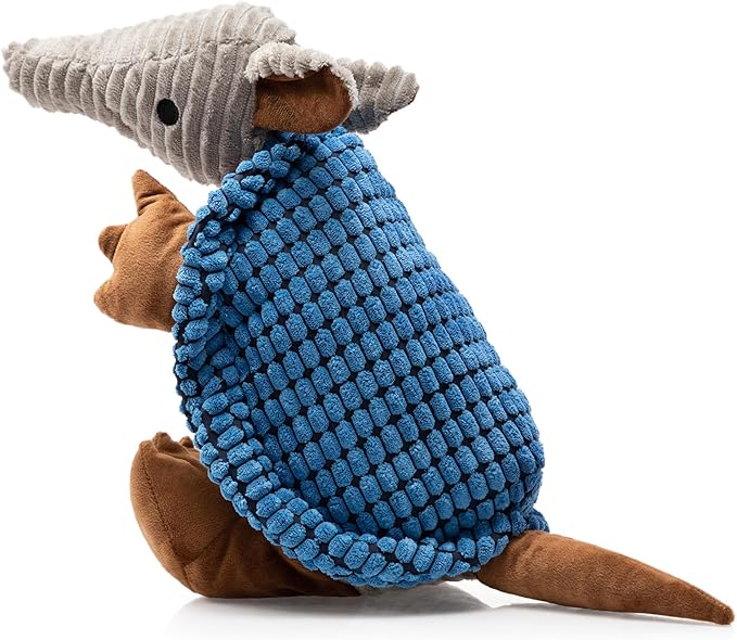 Hollypet Plush Dog Squeaky Toy Stuffed Armadillo Animal Pet Puppy Chew Toys by Hollypet