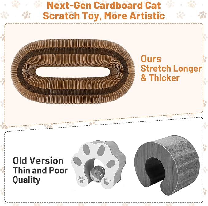 Kitty Kurls Cat Scratcher Toy, Magic Organ Cat Scratching Board Toy - Image 3