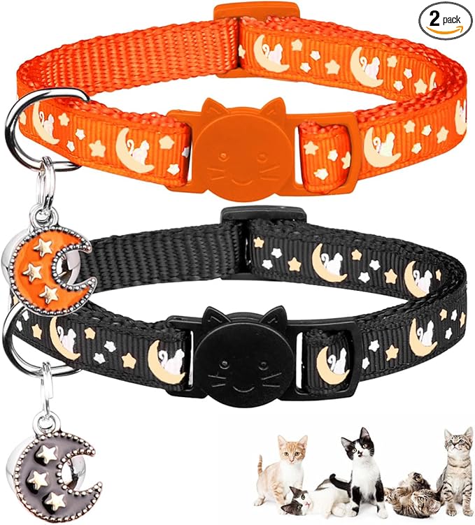 Baeuppit 2Pcs Breakaway Cats Collars Cat Collars by Baeuppit