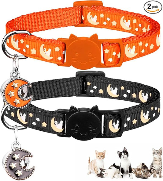 Baeuppit 2Pcs Breakaway Cats Collars Cat Collars by Baeuppit
