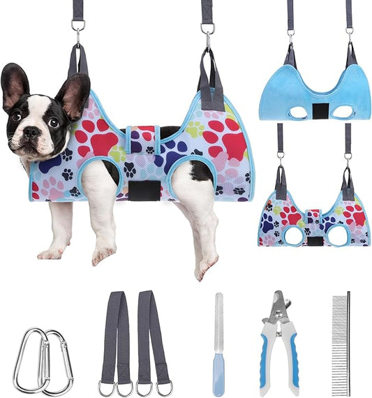 PAWCHIE Dog Grooming Hammock Harness by PAWCHIE
