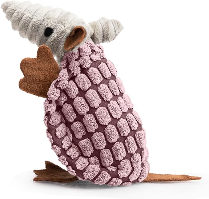 Hollypet Plush Dog Squeaky Toy Stuffed Armadillo Animal Pet Puppy Chew Toys by Hollypet