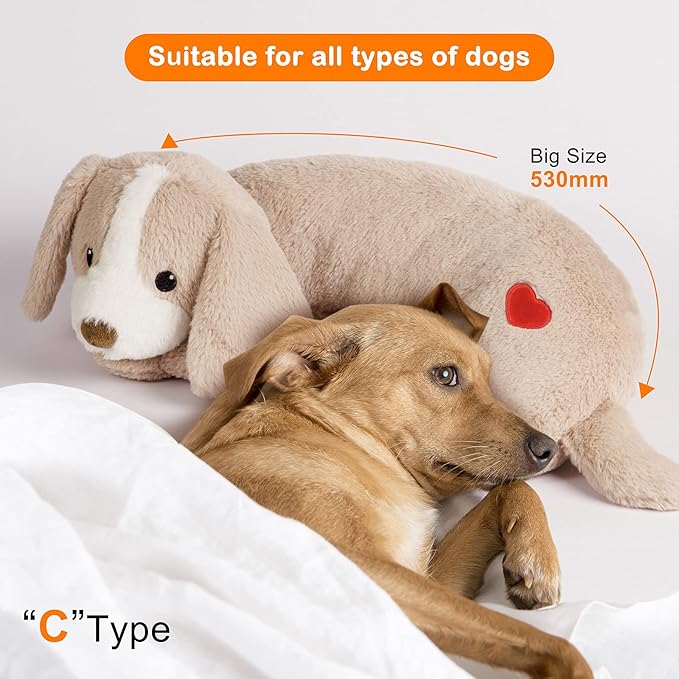 Moropaky Puppy Heartbeat Toy Heartbeat Stuffed Toy - Image 2