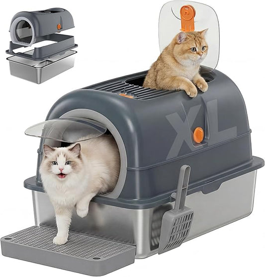 OLIXIS Stainless Steel Litter Box by OLIXIS