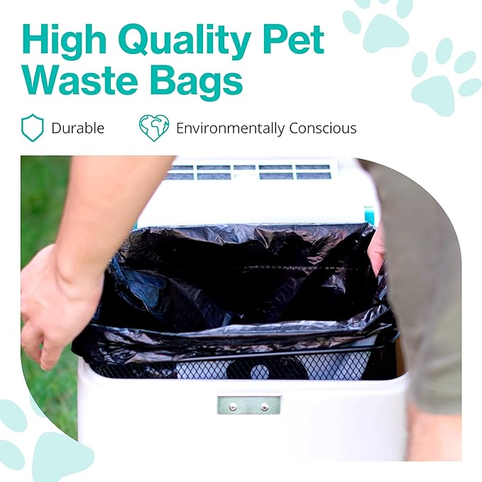 PawPail Cat Waste Station with Trash Can Liners, Suitable - Image 5