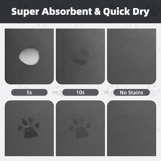 PADOOR Pet Feeding Mat-Absorbent Dog Mat - Image 2