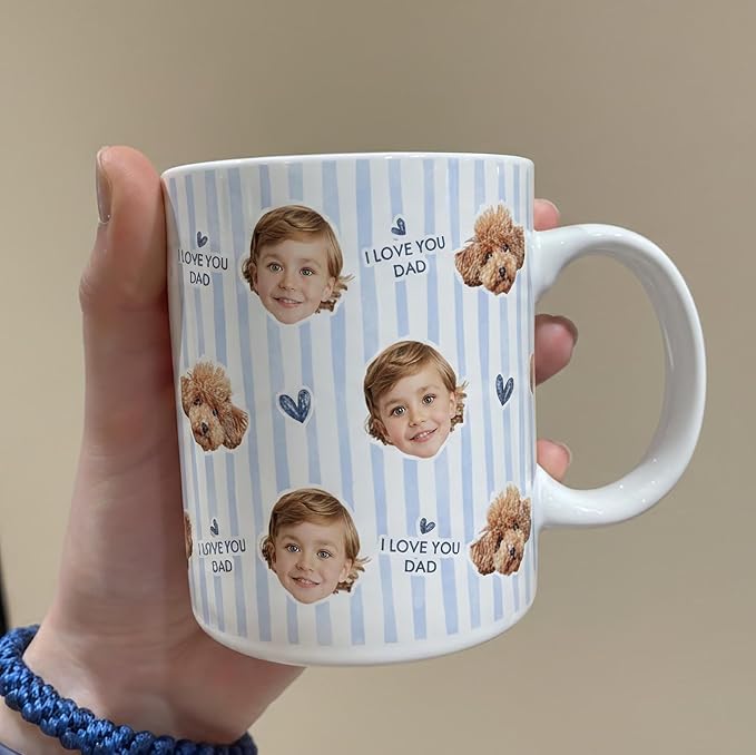 Best Dad Ever Custom Photo Mug - Image 5