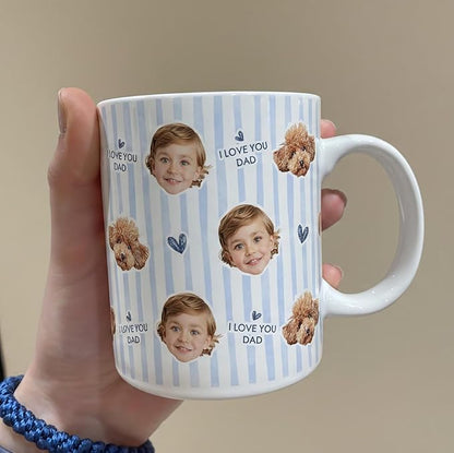 Best Dad Ever Custom Photo Mug - Image 5