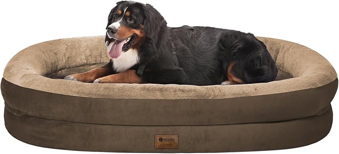 Orthopedic Jumbo Dog Bed for Extra Large Dogs, Giant Waterproof Dog Bed for by Wozoke