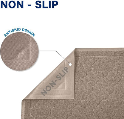 WePet Cat Litter Box Mat, Kitty Premium PVC Pad, Durable Trapping Rug, - Image 4