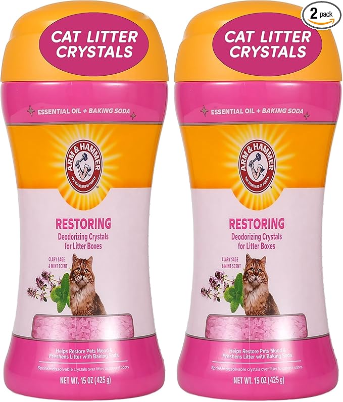 Arm & Hammer Restoring Cat Litter Box Deodorizing Crystals, Litter Deodorizer by ArmHammer