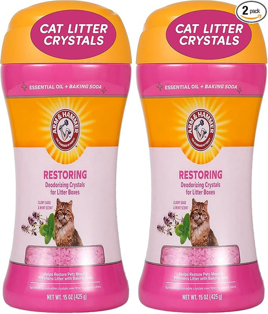 Arm & Hammer Restoring Cat Litter Box Deodorizing Crystals, Litter Deodorizer by ArmHammer