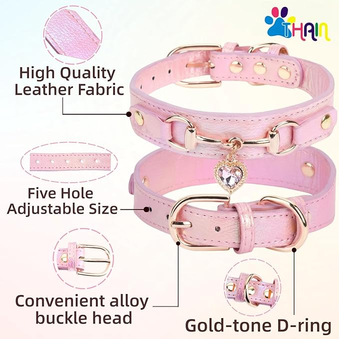 THAIN Fashion Rhinestones Dog Collar - Image 2