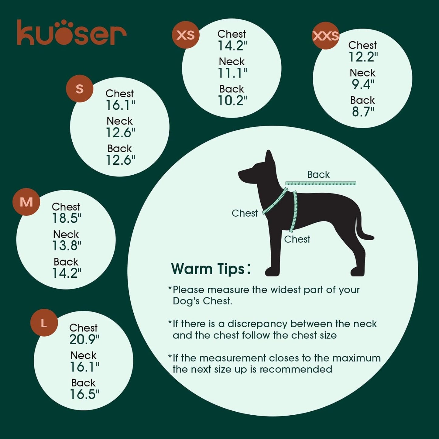 Kuoser Dog Fleece Vest,Warm Plaid Dog Sweater with Leash Hole,Soft Turtleneck Winter Pet Jacket Dogs Coat Pullover Clothes for Small Medium Dogs Cats,Spring Fall Cold Weather Christmas Outfit,Pink S