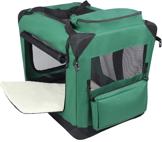 EliteField 3-Door Folding Soft Dog Crate - Image 2