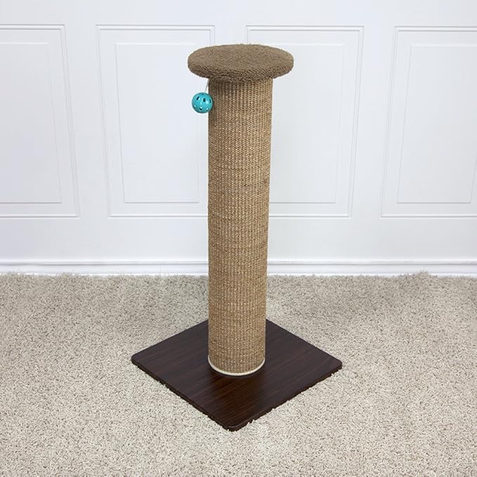 Kitty City Tall Sisal Cat Scratching Post, 32” Durable Scratcher - Image 2