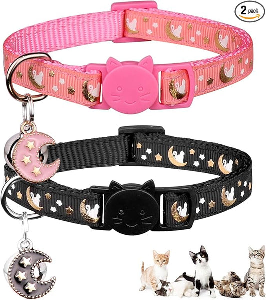 Baeuppit 2Pcs Breakaway Cats Collars Cat Collars by Baeuppit