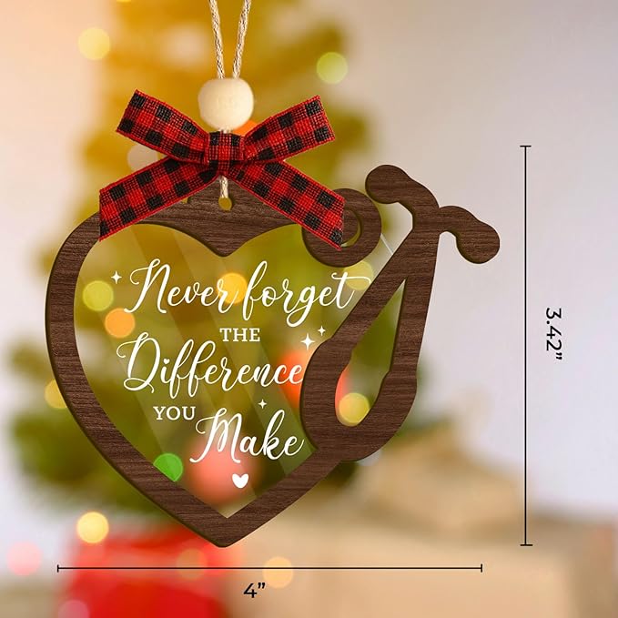 Nurse Appreciation Christmas Ornament, Meaningful Christmas Ornaments - Image 4