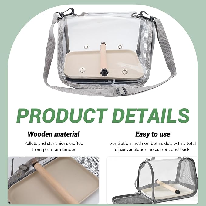 Small Bird Travel Carrier Cage - Image 4