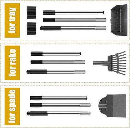 Niubya Pooper Scooper for Dogs, Metal Poop Scooper Tray and Rake Set - Image 4