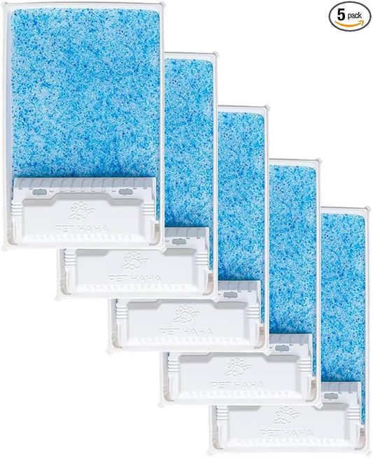 Crystal Cat Litter and Disposable Litter Trays 5 Sets Compatible by PETHAHA