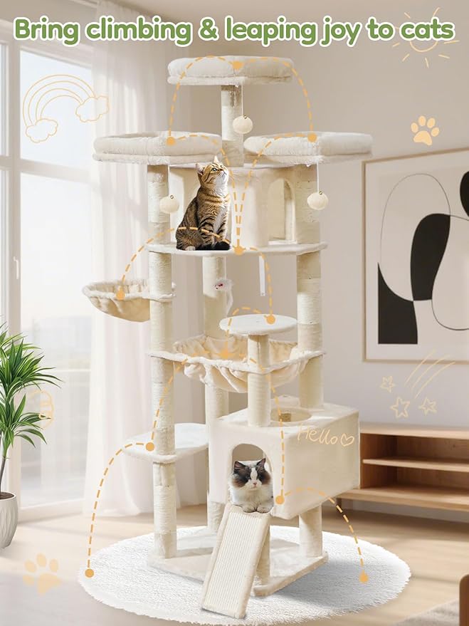 Taoqimiao 76-Inch Cat Tree - Image 8