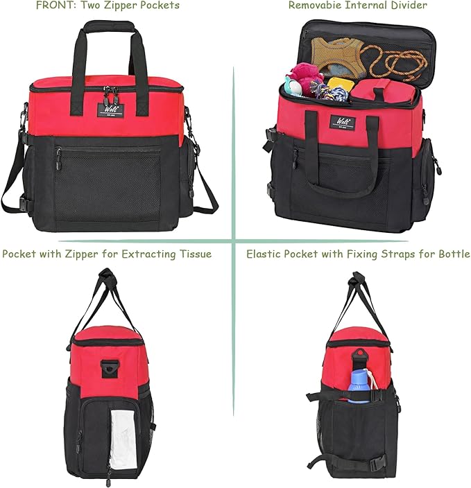 WOLT Dog Travel Bag Dog Bag for Traveling and Supplies - Image 5