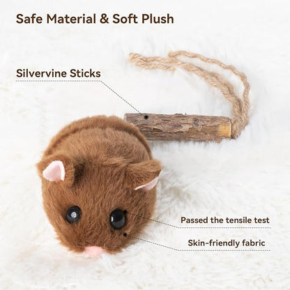 Migipaws Interactive MigiMouse Cat Toy 360° Rolling & Spin - Image 5