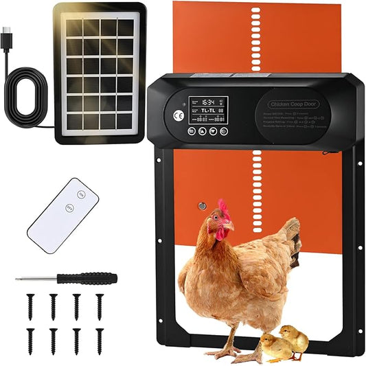Automatic Chicken Coop Door Solar Powered by Cieex