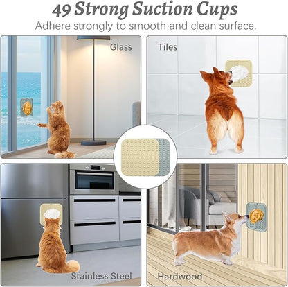 MateeyLife 2PCS Small Lick Mat for Dogs and Cats, Licking Mats for Dog Anxiety - Image 5