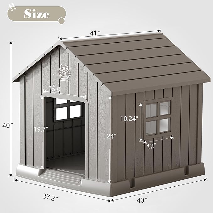 Fancyango Dog House Outdoor Indoor - Image 6