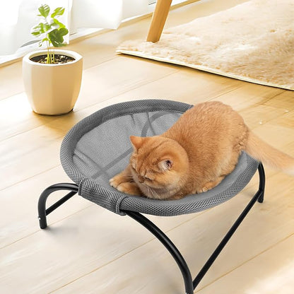 LIFLIX Raised Cat Hammock Bed, Free Standing Cat Cot - Image 6