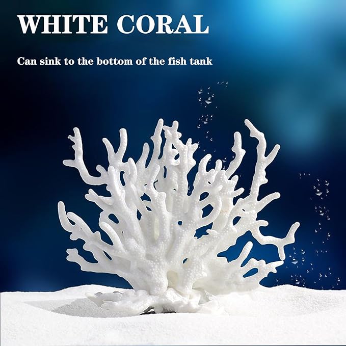 Besimple Artificial Aquarium Coral Ornament Plastic Fish Tank Plants Decoration - Image 2