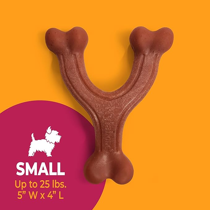 Nylabone Strong Chew Wishbone Dog Toy Made - Image 6