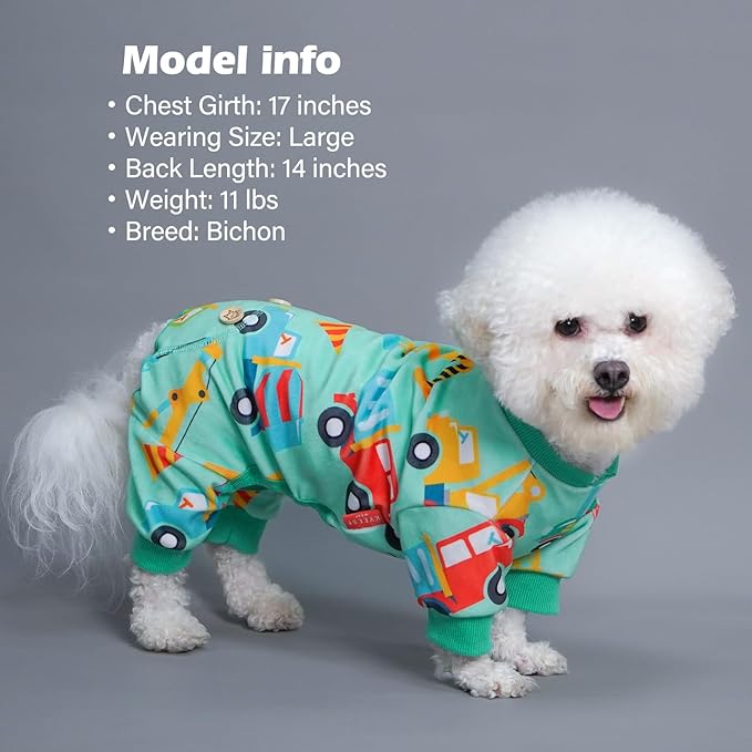 KYEESE Dog Pajamas Soft Dogs Clothes Pet Coat Velvet Dog Pajamas Small Sized - Image 4