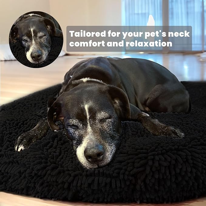 Muddy Mat® Cloud K-9 Bed for Dogs & Cats, Soft & Relaxing Donut Dog Bed - Image 3